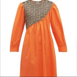 BATSHEVA DAISY/STRAWBERRY SASH DRESS